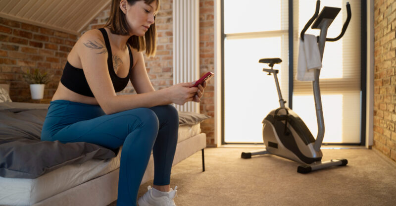 Montando um espaço de treino indoor com bicicleta em casa